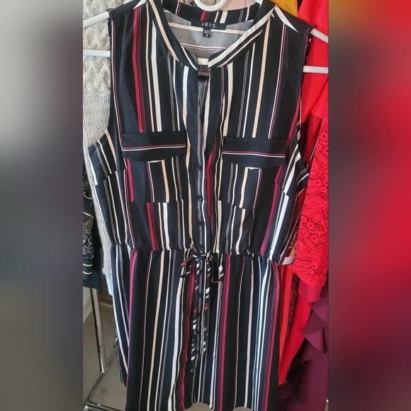 Multi Color Stripe Dress - Picture 4 of 9